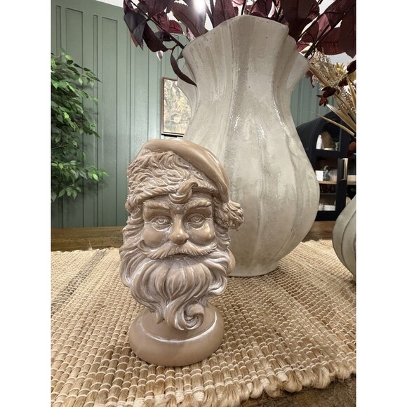 Decor Other - 7.5” Santa Bust Table Top Decor NEW